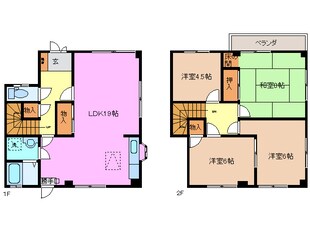 馬道駅 徒歩15分 1階の物件間取画像